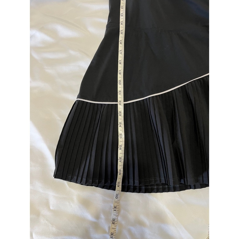 JoyLab Black Pleated Tennis Dress with Built-in Shorts and Pockets Small - Picture 5 of 9